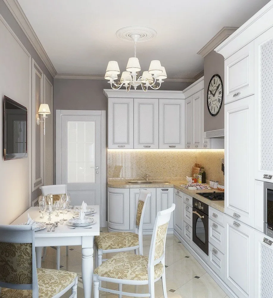 Foto: cocina y comedor en estilo clásico, consejos: fotos en nuestro sitio web