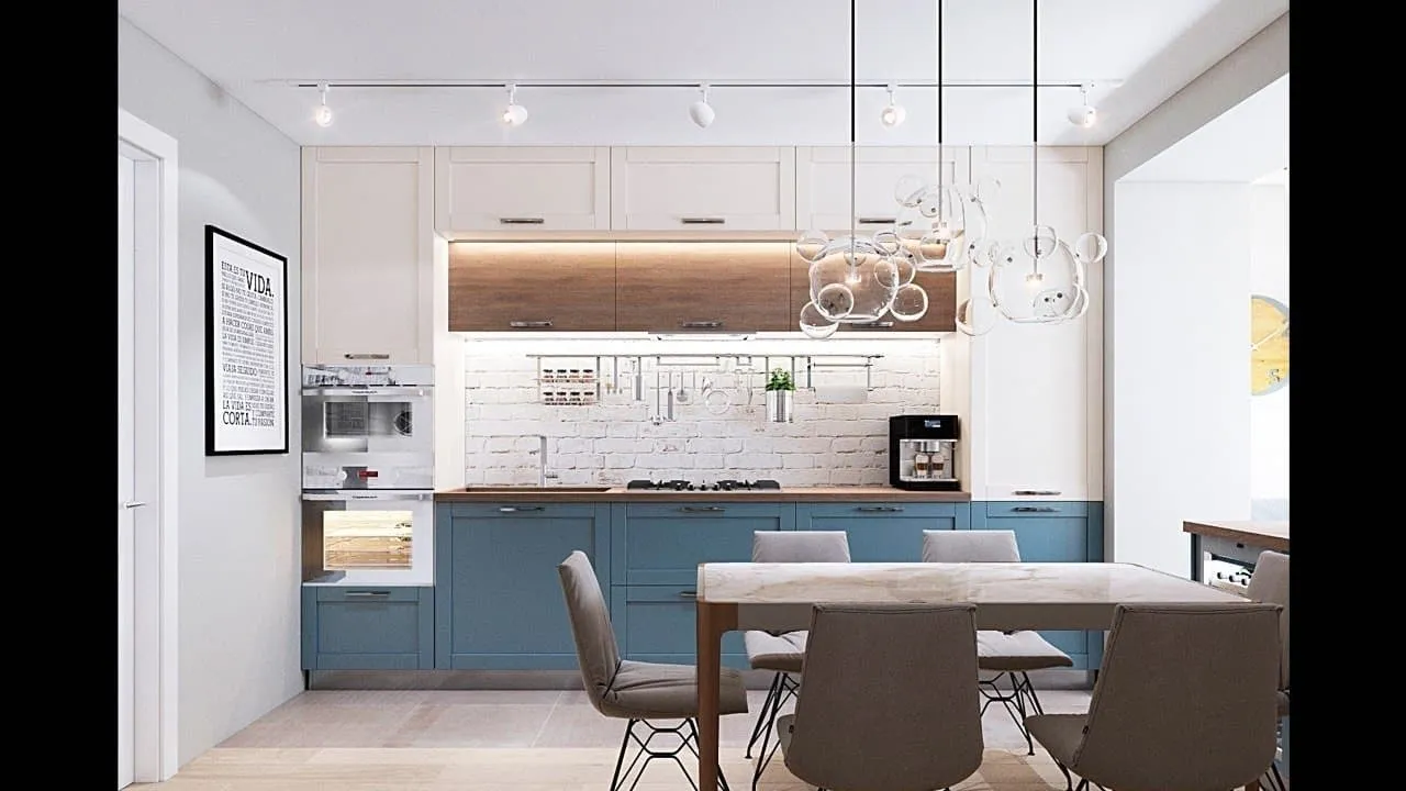 Приклад добре продуманої кухні в проекті Андрія Бубнова