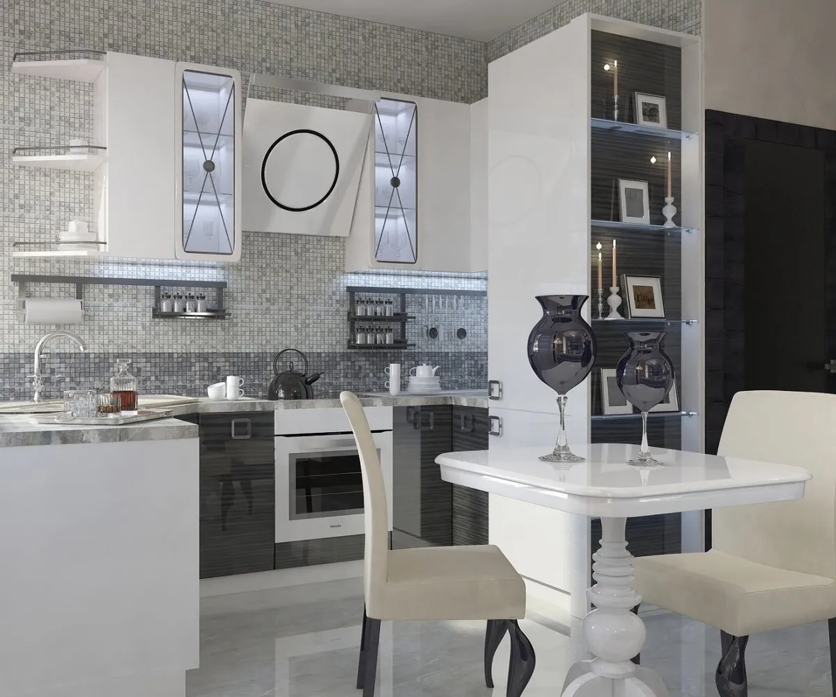 Fotografía: Cocina y comedor en estilo moderno, consejos – fotos en nuestro sitio web