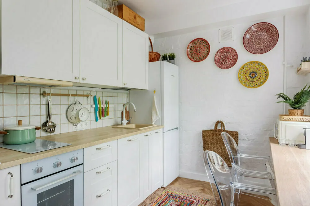 Foto: estilo , Cocina y comedor, Remodelación, remodelación de cocina, cocina pequeña, cocina-comedor, remodelación de krushchyovka, mini-cocina – fotos en nuestro sitio web