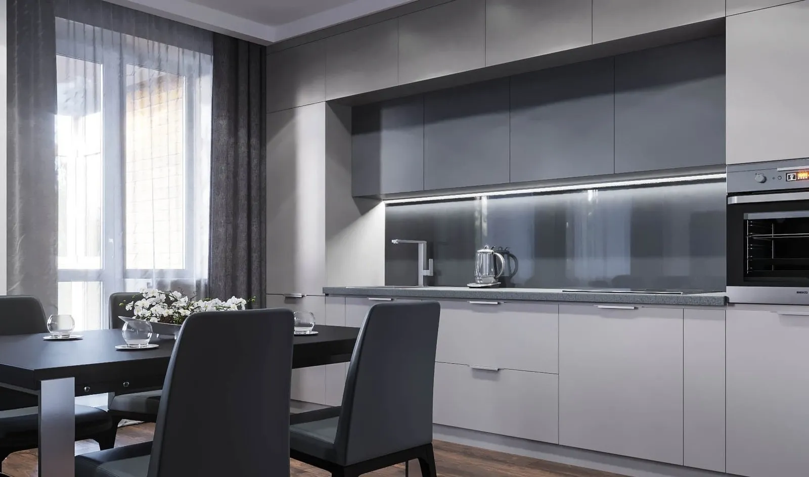Fotografía: Cocina y comedor en estilo moderno, consejos – fotos en nuestro sitio web