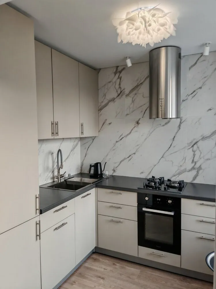 Photo: in style, Kitchen and dining room, Renovation, Panel house – photo on our website