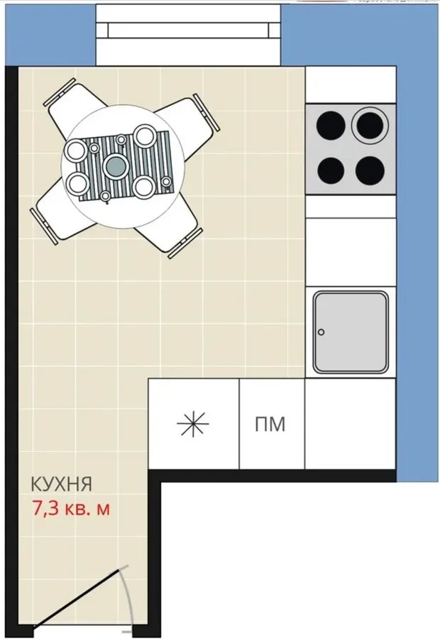 Foto: estilo moderno, Cocina y comedor, Replanificación – foto en nuestro sitio web