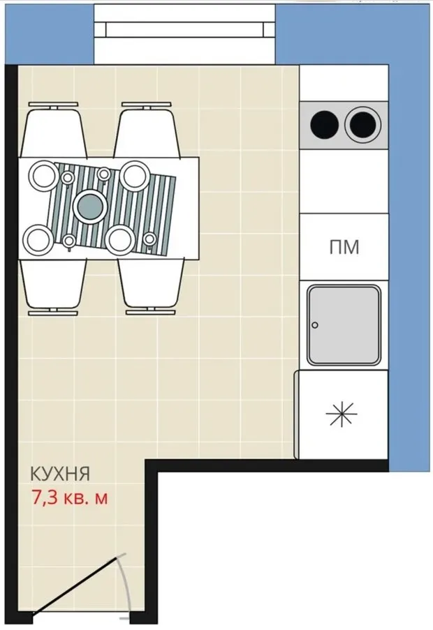 Foto: estilo moderno, Cocina y comedor, Replanificación – foto en nuestro sitio web