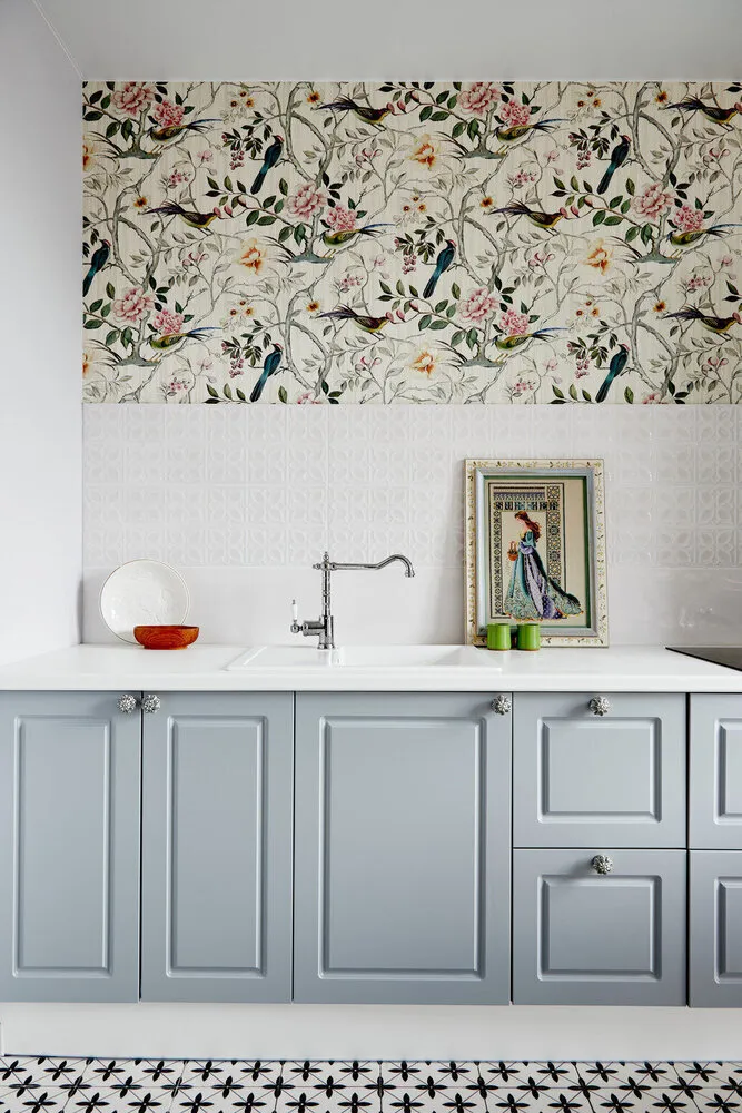 Foto: en estilo , Cocina y comedor, Decoración de habitaciones, Estilo decorativo, Diseño interior, Consejos, cómo decorar la cocina, cocina, ergonomía de la cocina, cocina sin armarios, cocina sin armarios superiores, desventajas de la cocina sin armarios superiores, ¿vale la pena hacer una cocina sin armarios superiores, sin armarios superiores – foto en nuestro sitio web