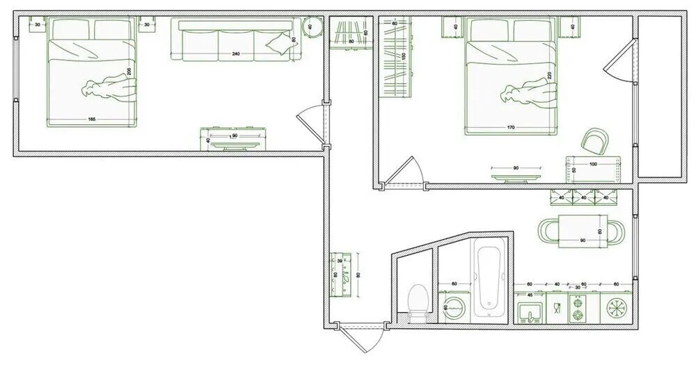 Foto: en estilo , Cocina y comedor, Rediseño – foto en nuestro sitio web