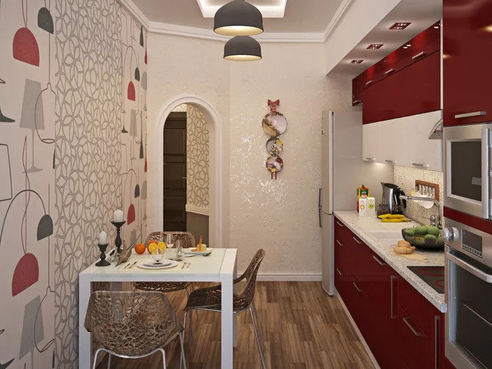 照片：现代风格，厨房和餐厅，技巧 - 我们网站上的照片