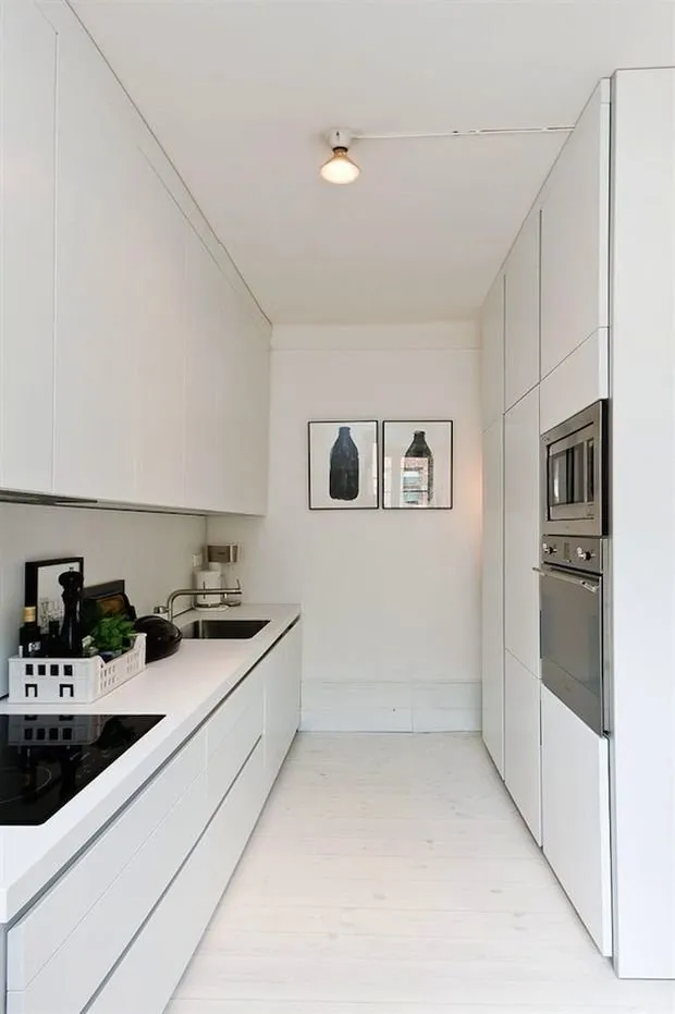 照片：极简风格厨房与餐厅，Tips – 我们网站上的照片