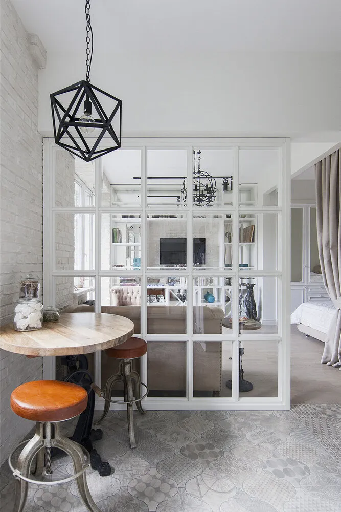 Foto: en estilo , Cocina y comedor, Loft, Apartamento, Consejos, María Dadiani, Khrushchyovka – fotos en nuestro sitio web