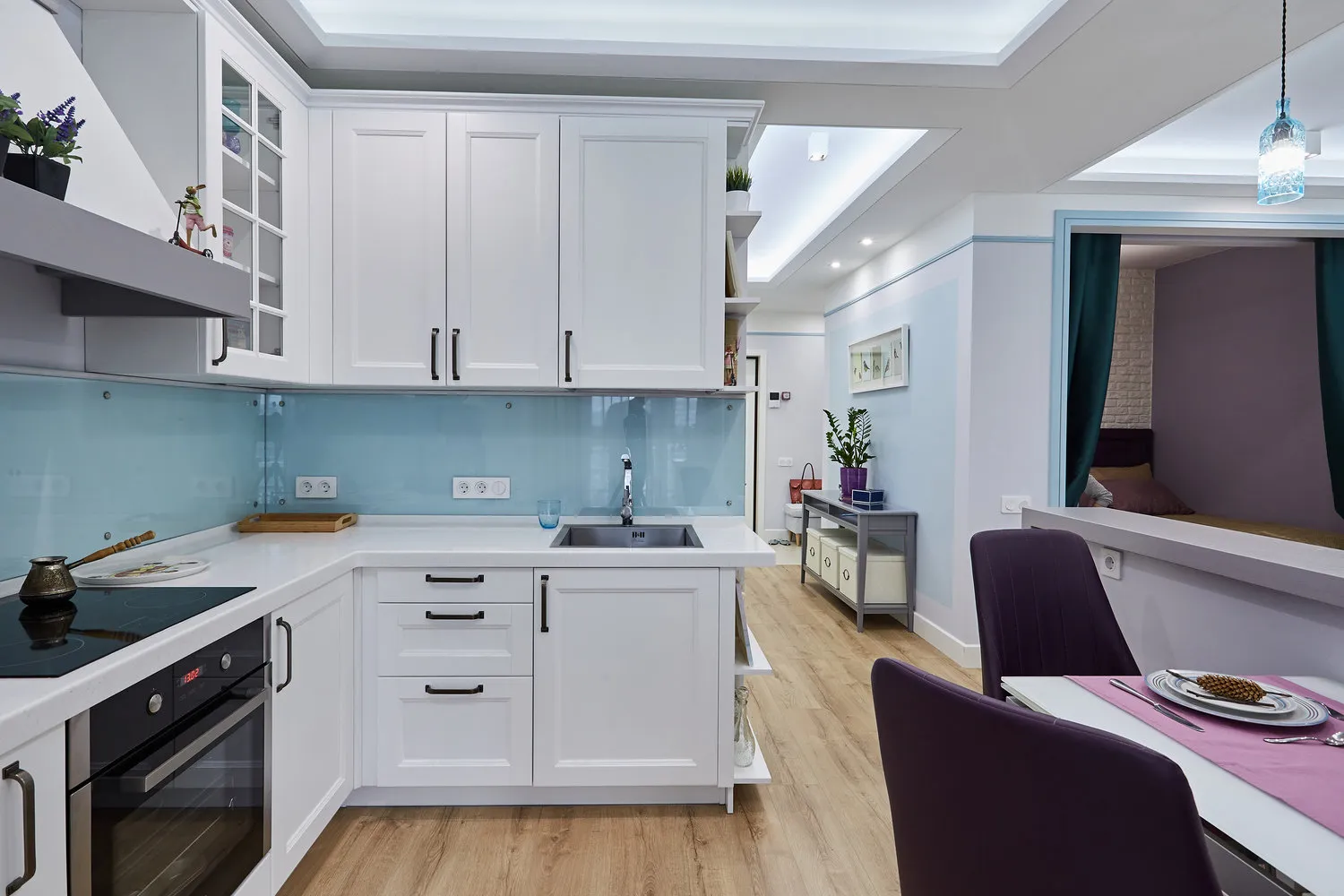 Photo from the portfolio of Light Classic in Scandinavian apartment – interior design photos on our website