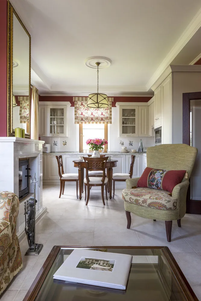 Photo: Kitchen and dining room in Provence and Countryside style, Living Room, Tips – photo on our website