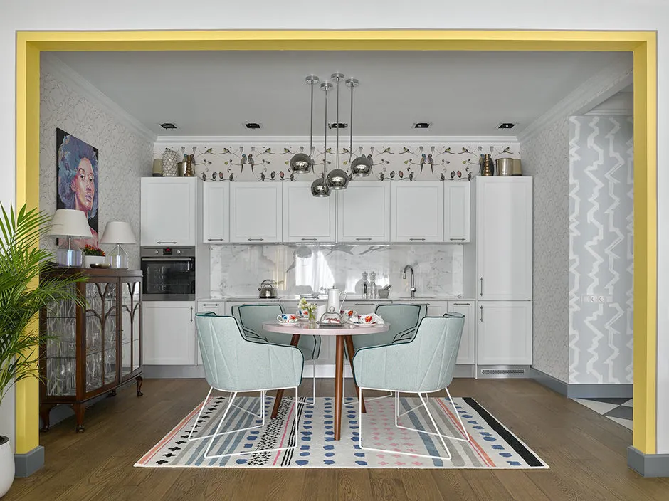 照片:时尚厨房与餐厅,技巧 – 我们网站上的照片