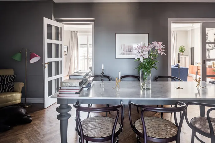 照片:时尚厨房与餐厅,技巧 – 我们网站上的照片