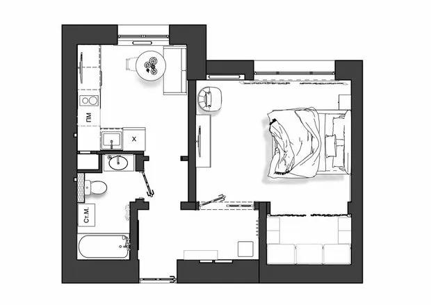 Foto: im Stil , Küche und Esszimmer, Umgestaltung – Foto auf unserer Website