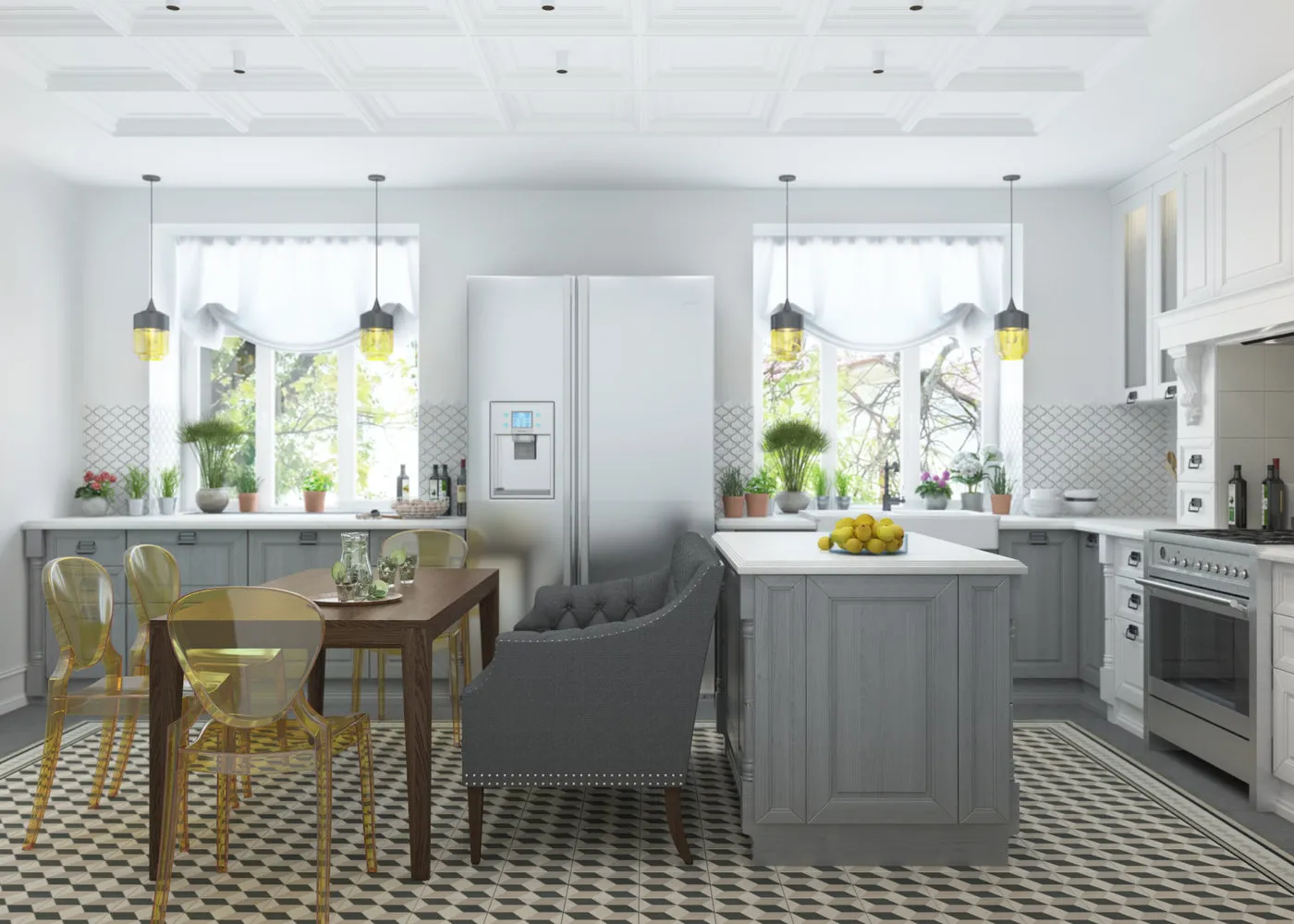 Foto: Küche und Essbereich im Stil Klassisch, Modern, Tipps, Julia Tschernowa – Foto auf unserer Website