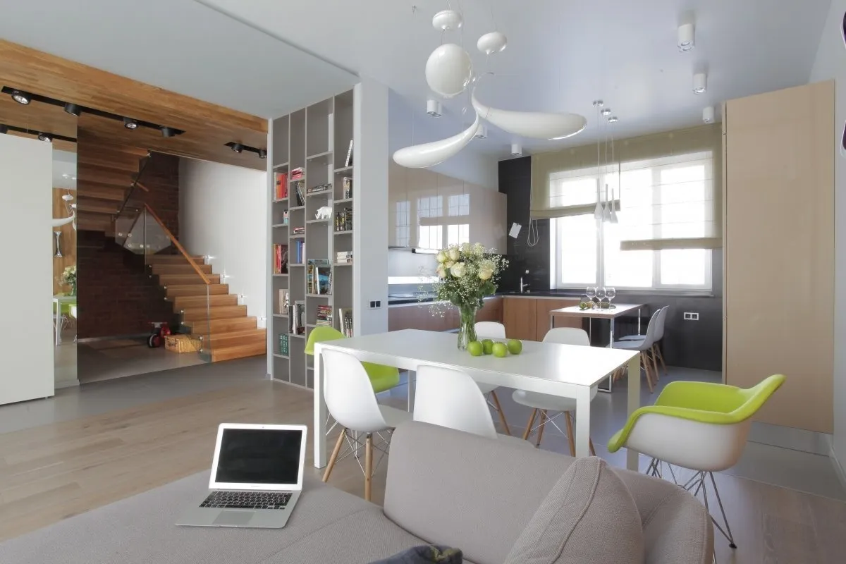 写真:おしゃれなキッチンとダイニングルーム、ヒント – 当ウェブサイトの写真集