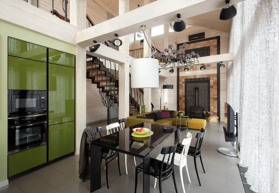 写真:おしゃれなキッチンとダイニングルーム、ヒント – 当ウェブサイトの写真集