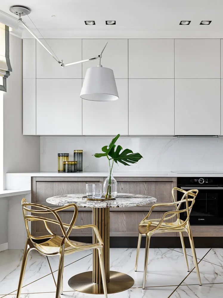 图片：现代风格厨房与餐厅，室内装饰 – 网站上的照片