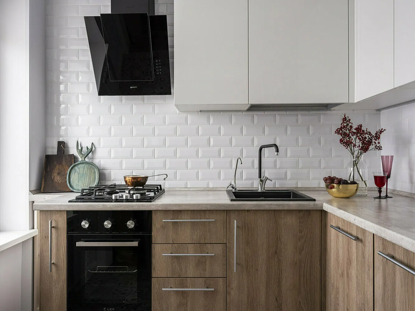 Foto: estilo contemporáneo, Cocina y comedor, Consejos sobre cómo organizar una cocina pequeña, cocina pequeña, cocina, audiostream – foto en nuestro sitio web