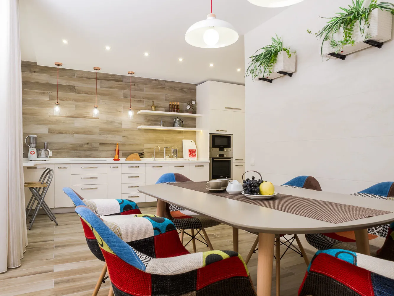 Foto: Cocina y comedor al estilo escandinavo, decoración de interiores, enciclopedia_de_cocina – fotos en nuestro sitio web