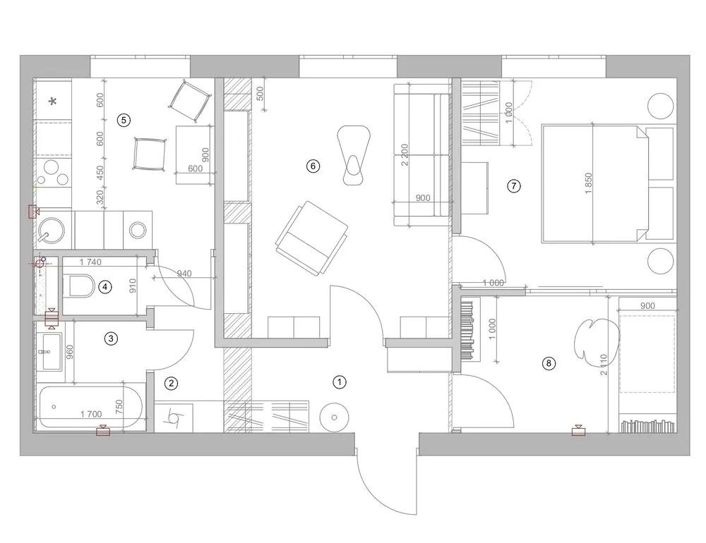 Foto: in Stil, Küche und Esszimmer, Modern, Wohnung, Tipps, Hruschtschow, II-14, Lidia Napreenko – Fotos auf unserer Website