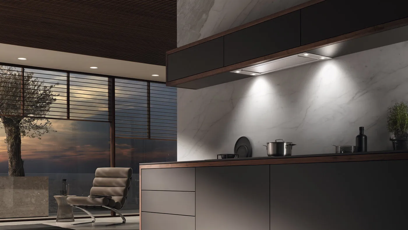 照片:极简风格厨房与餐厅,技巧 – 我们网站上的照片