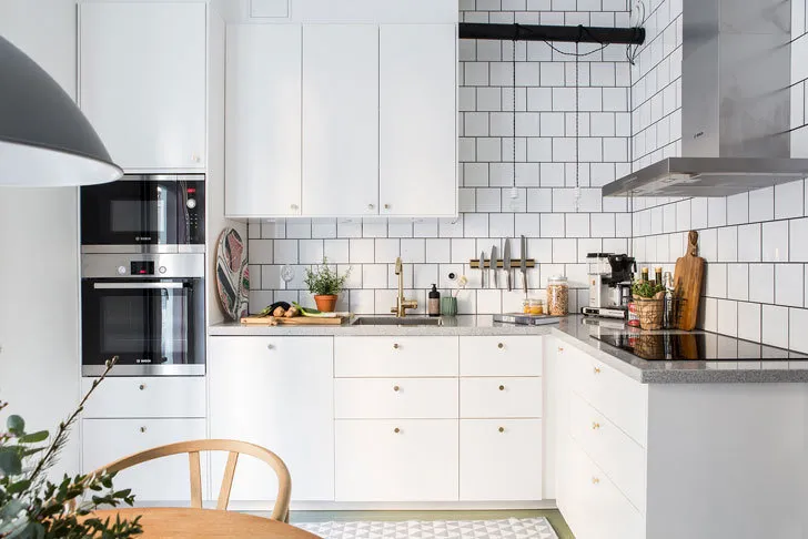 Photo: Kitchen and dining room in Scandinavian style, Tips – photos on our website