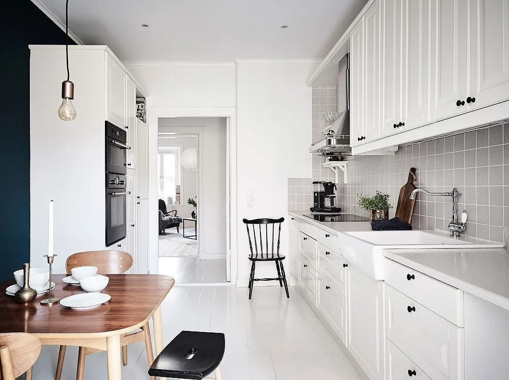 Zdjęcie: Kuchnia i jadalnia w stylu szkockim, Mieszkanie, Porady – zdjęcia na naszej stronie