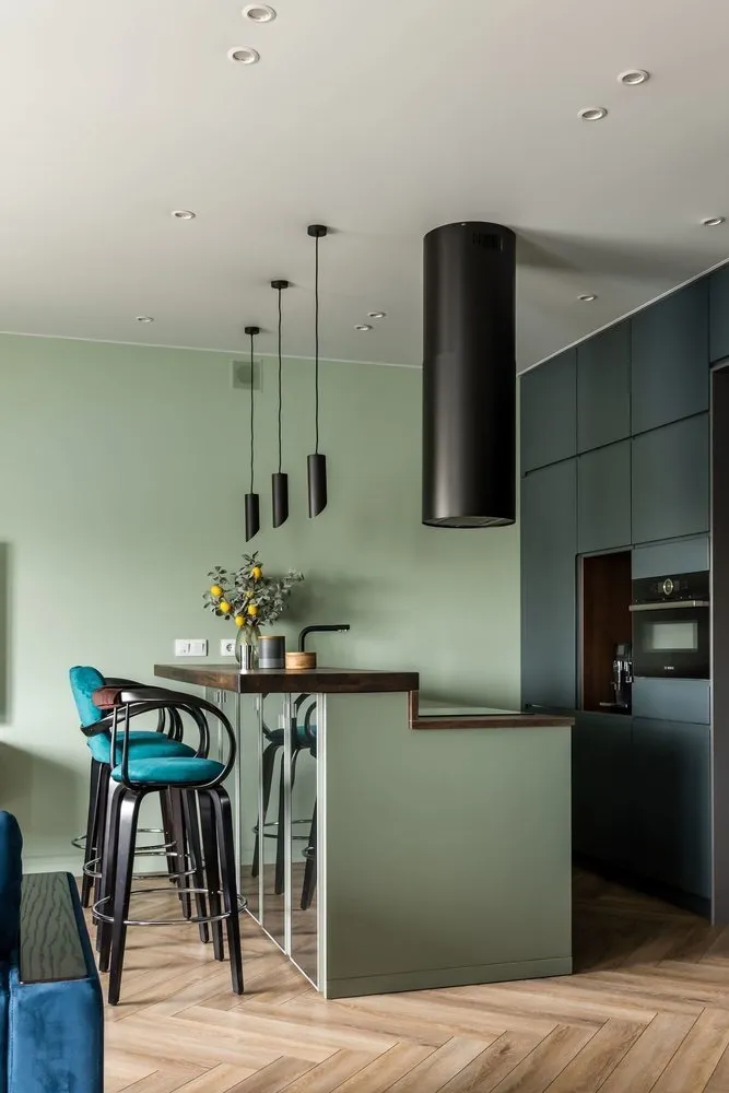 Foto: en estilo , Cocina y comedor, Guía, barra de cocina en la cocina – foto en nuestro sitio web