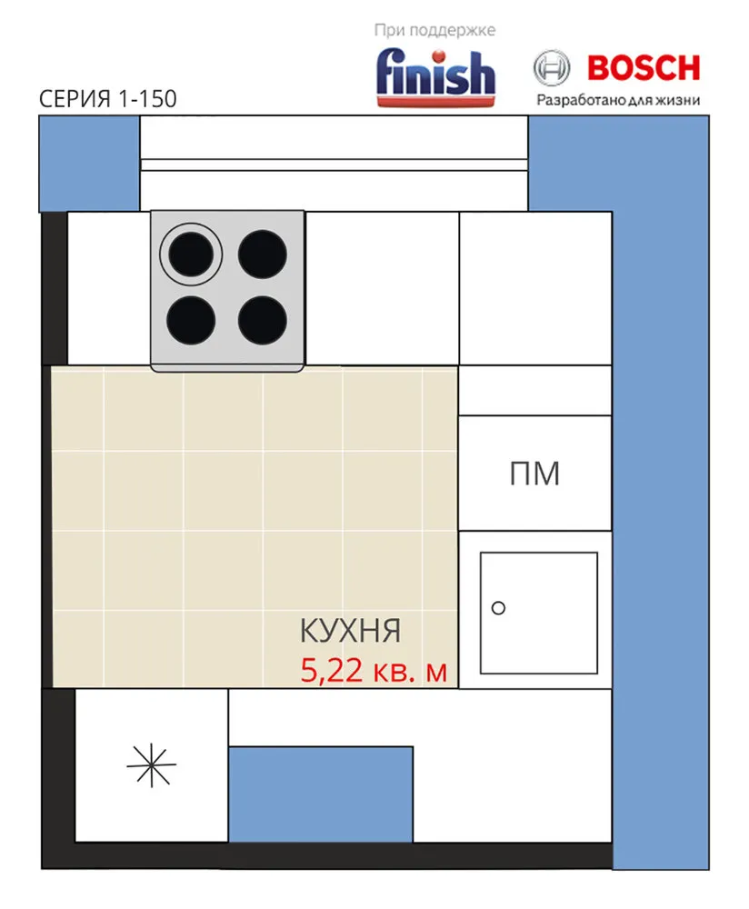 Zdjęcie: Projekty w stylu, Kuchnia i jadalnia, Przebudowa, Anastazja Kisielewa, Maksym Dżuraew, Dom ceglany – zdjęcia na naszej stronie