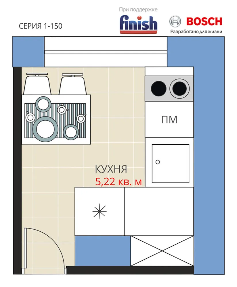 Zdjęcie: Projekty w stylu, Kuchnia i jadalnia, Przebudowa, Anastazja Kisielewa, Maksym Dżuraew, Dom ceglany – zdjęcia na naszej stronie