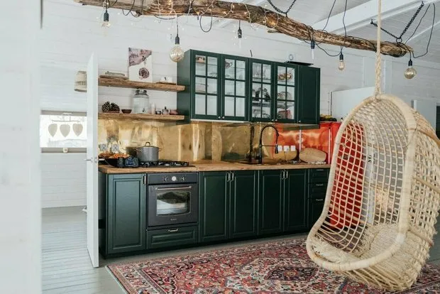 Photo: in style , Kitchen and dining room, Guide, Home and cottage, how to decorate a cottage, cottage houses, kitchen at a cottage, kitchen in a country house – photo on our website