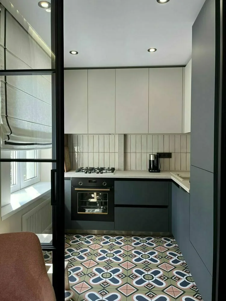 Photo: in style , Kitchen and Dining Room, Apartment, Tips, Small Kitchen, Ergonomics of a Small Kitchen, Panel House, Dishwasher, Apartment in a Panel House, Kitchen in a Panel House, How to Fit a Dishwasher and Oven – Photo on Our Site