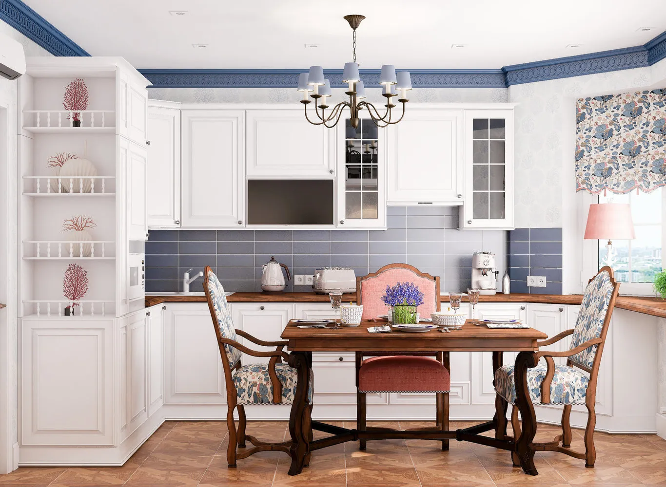 照片：普罗旺斯与乡村风格厨房与餐厅，指南， Marina Sarkisyan, Inna Velychko, Milla Titova, 板楼，Common Area事务所，P44t，厨房百科全书，室内百科全书，Tatiana Berestova – 我们网站上的照片