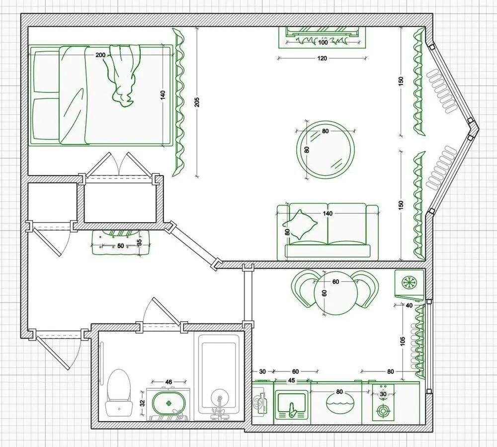 Foto: estilo, Cocina y comedor, Rediseño, Elena Vertiy – fotos en nuestro sitio web