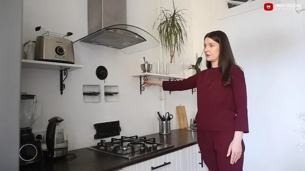 Foto: im Stil , Küche und Esszimmer, Renovierung in der Praxis, Küche in Stalin-Appartement, Retro-Küche – Fotos auf unserer Website