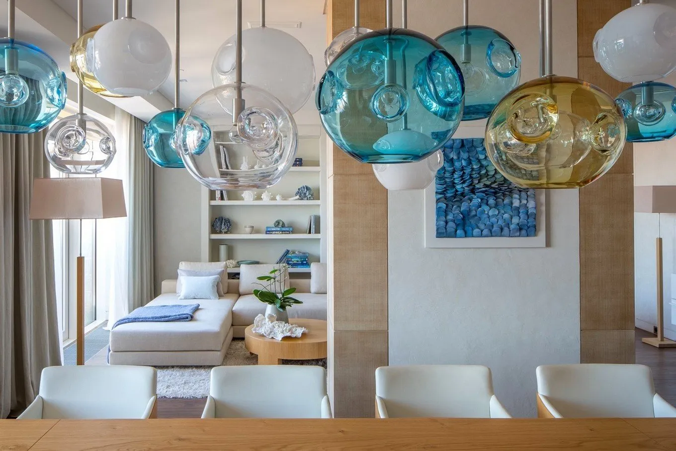 Foto del portafolio de un ático con temática marina en Moscú de Faber Group – fotos de diseño de interiores en nuestro sitio