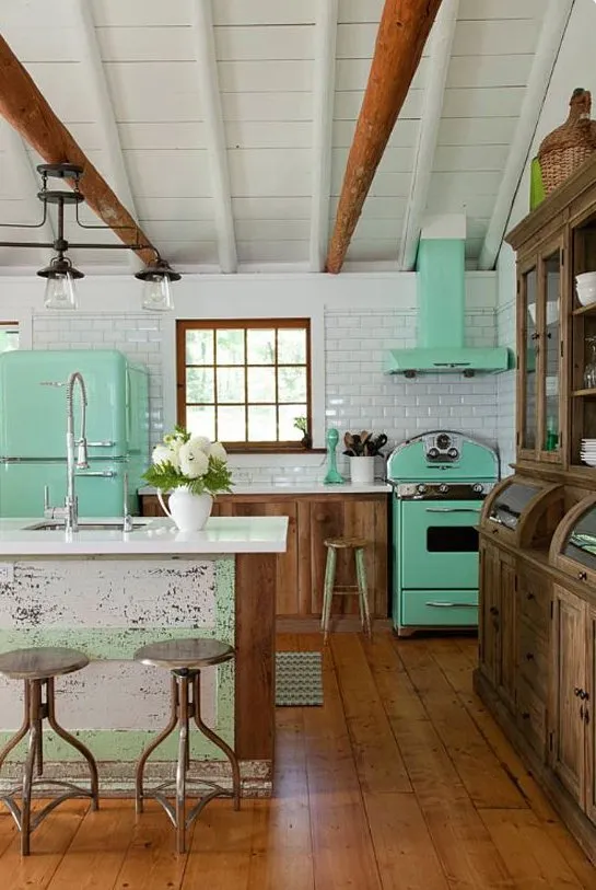 Foto: Cocina y comedor en estilo provenzal y country, consejos, MSHD – fotos en nuestro sitio