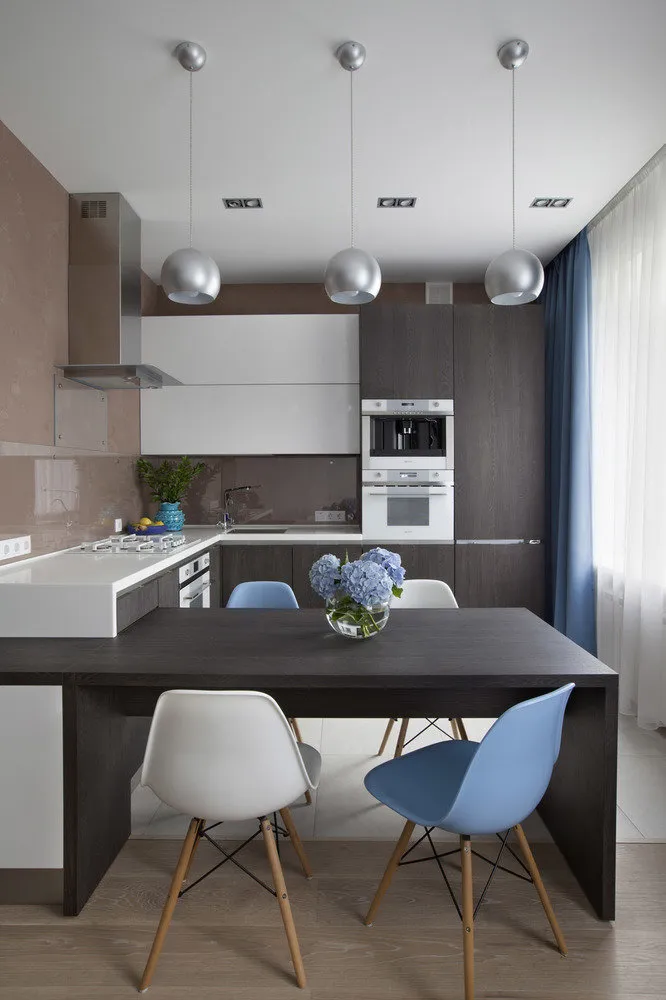 Foto: Küche und Esszimmer im Modernen Stil, Tipps – Fotos auf unserer Website