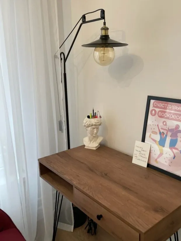 Foto: Oficina en estilo Escandinavo, Moderno, Minimalismo, Reforma en la práctica – fotos en nuestro sitio web