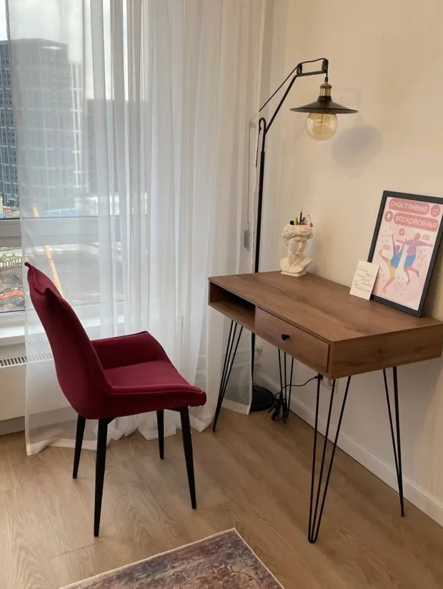 Foto: Oficina en estilo Escandinavo, Moderno, Minimalismo, Reforma en la práctica – fotos en nuestro sitio web