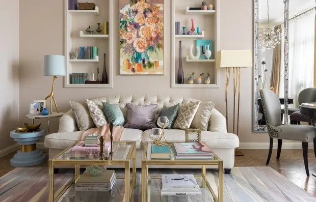 Фотография: Гостиная в стиле Современный, Ремонт на практике, энциклопедия_смета, энциклопедия_черновой_ремонт, энциклопедия_перепланировка, энциклопедия_отделка, энциклопедия_сантехника, энциклопедия_интерьер, ошибки в ремонте – фото на нашем сайте