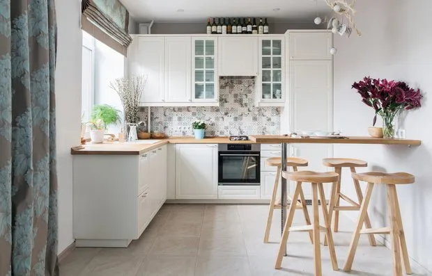 Фотография: Кухня и столовая в стиле Скандинавский, Ремонт на практике, энциклопедия_смета, энциклопедия_черновой_ремонт, энциклопедия_перепланировка, энциклопедия_отделка, энциклопедия_сантехника, энциклопедия_интерьер, ошибки в ремонте – фото на нашем сайте