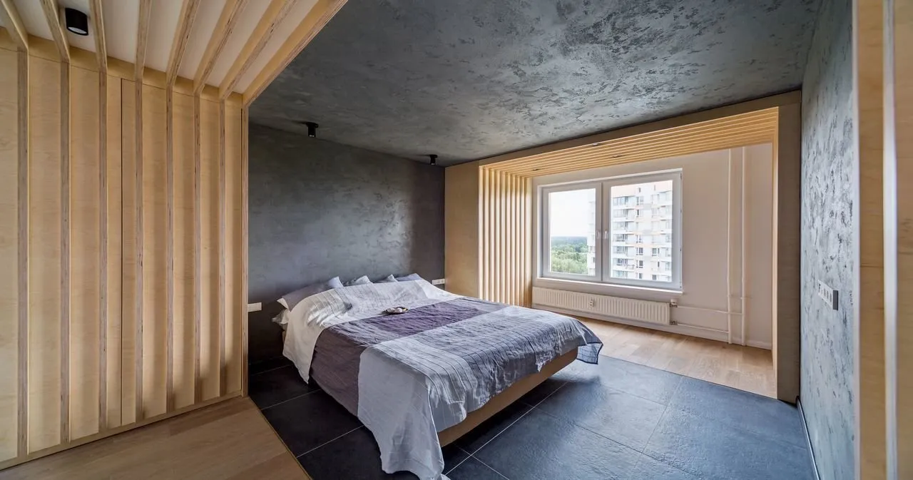 照片：极简风格卧室、技巧、实践中的维修，粗装装修百科全书_rough_renovation - 我们网站上的照片