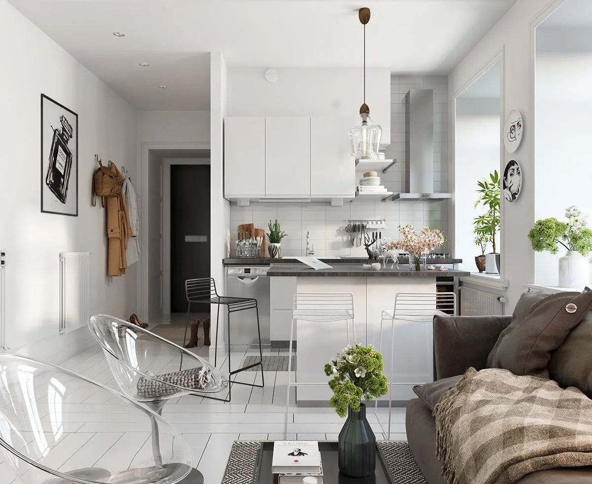 照片：现代风格客厅，技巧，实践中的装修，Ekaterina Krymova – 我们网站上的照片