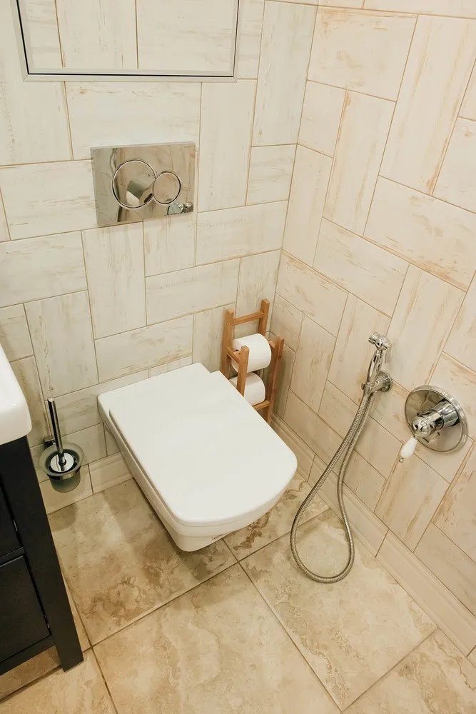 照片:普罗旺斯和乡村浴室风格,公寓,每周项目,索契,2个房间,40-60平方米,单体砖,克拉斯诺亚尔斯克,马克西姆·诺达,Nomax,'Katrina Alps'住房综合体 – 网站上的照片