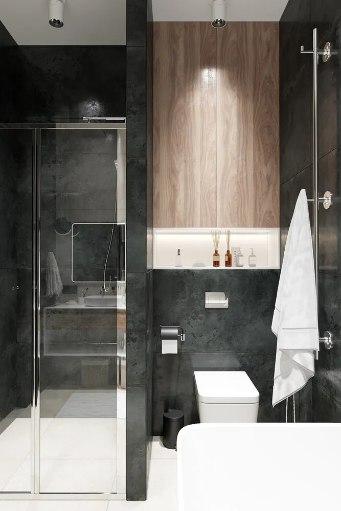 照片：现代浴室风格，技巧，实践维修，AMPM – 我们网站上的照片