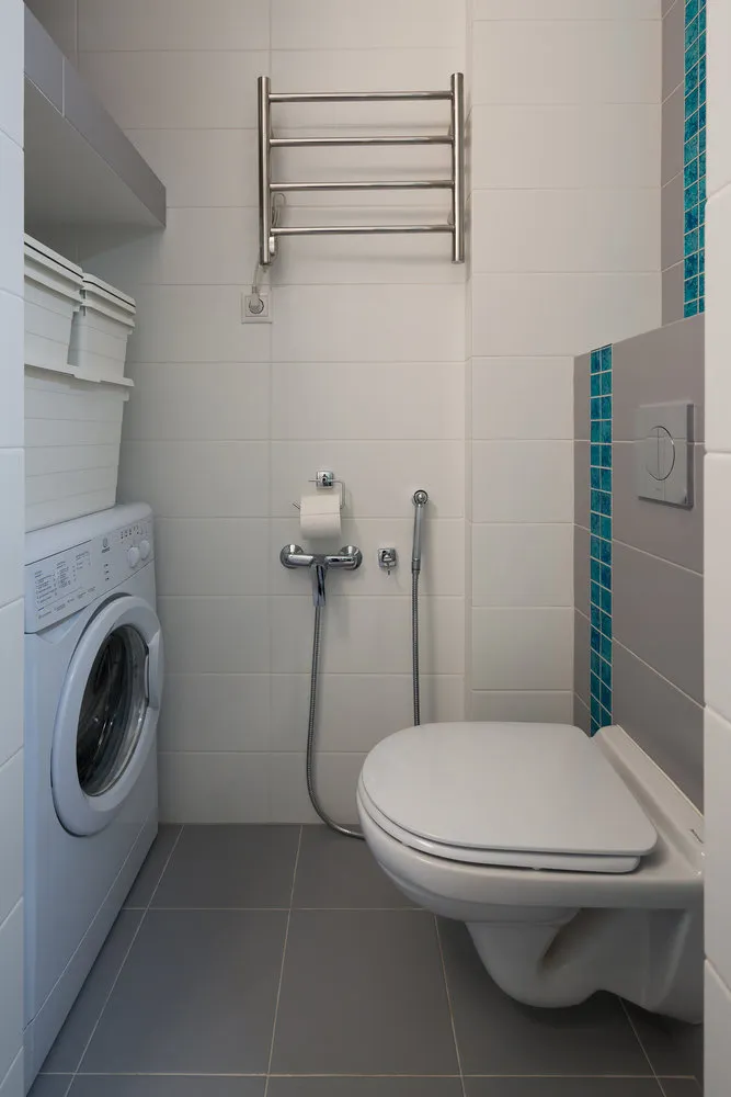 照片:现代浴室风格,公寓,每周项目,莫斯科,斯大林时代,2个房间,40-60平方米,安娜·伊莲娜,奥尔加·阿列克谢耶夫娜 – 网站上的照片