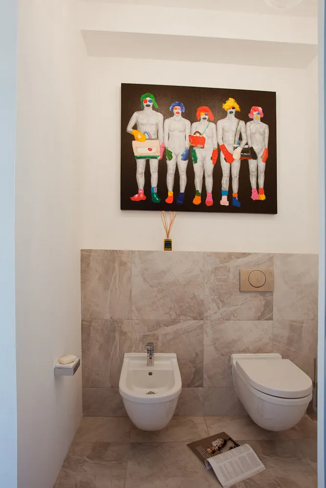 照片:阁楼浴室风格,公寓,每周项目,斯大林时代,4个或更多房间,超过90平方米,奥尔加·博罗维科娃,伊琳娜·尼古拉耶娃,Art-B.O.S工作室,室内百科全书 – 网站上的照片