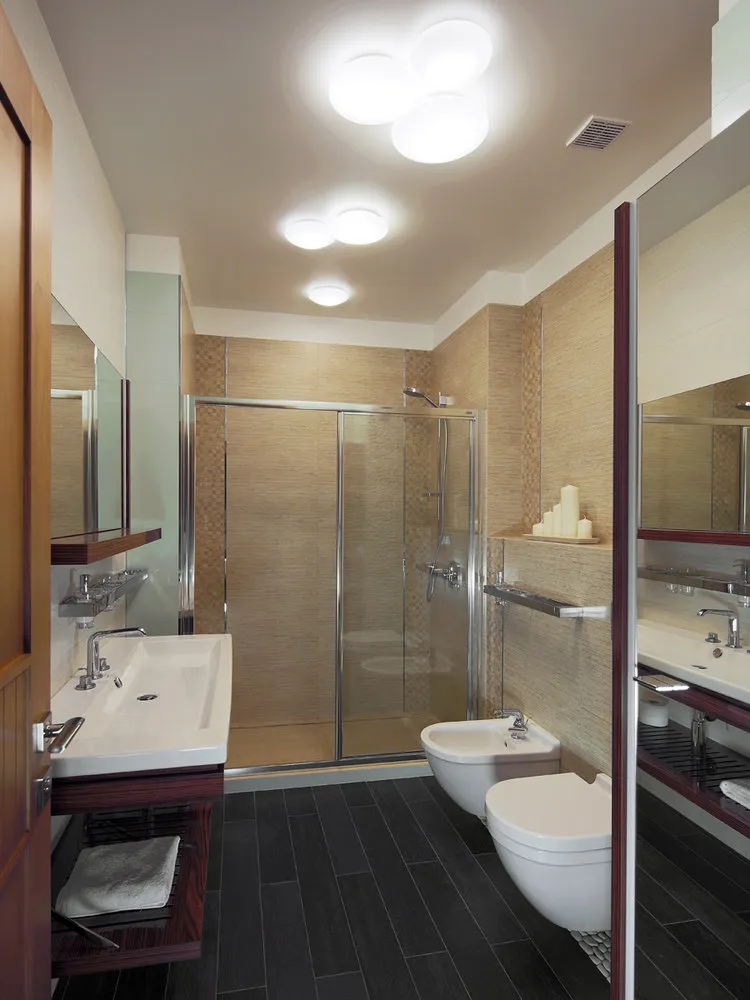 照片:现代浴室风格,折衷主义,房屋,每周项目,郊区 – 网站上的照片